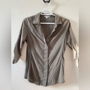 Olive green James Perse top SIZE 2